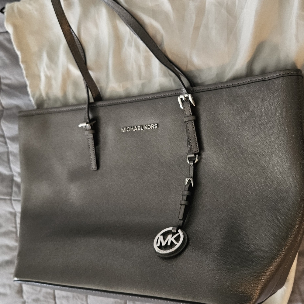 Michael Kors Gray Tote Bag